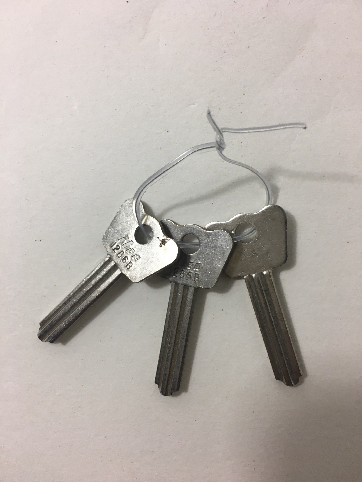 Ilco Aftermarket 1286B  Flat Steel Key Blanks, Set of 3 Ships Fast