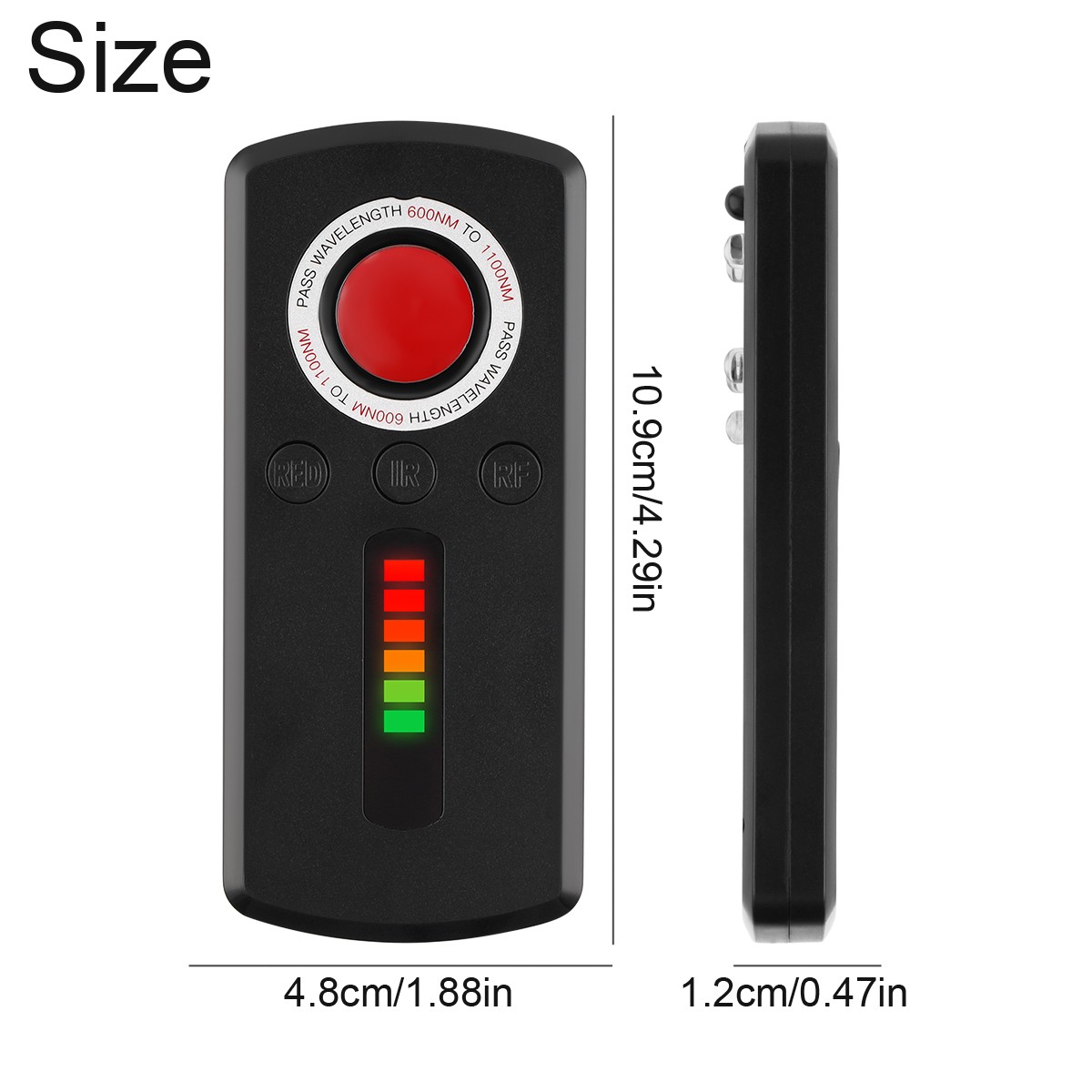 Anti-Spy Hidden Camera Wireless Detector Bug GPS Tracker Finder Scanner Device #