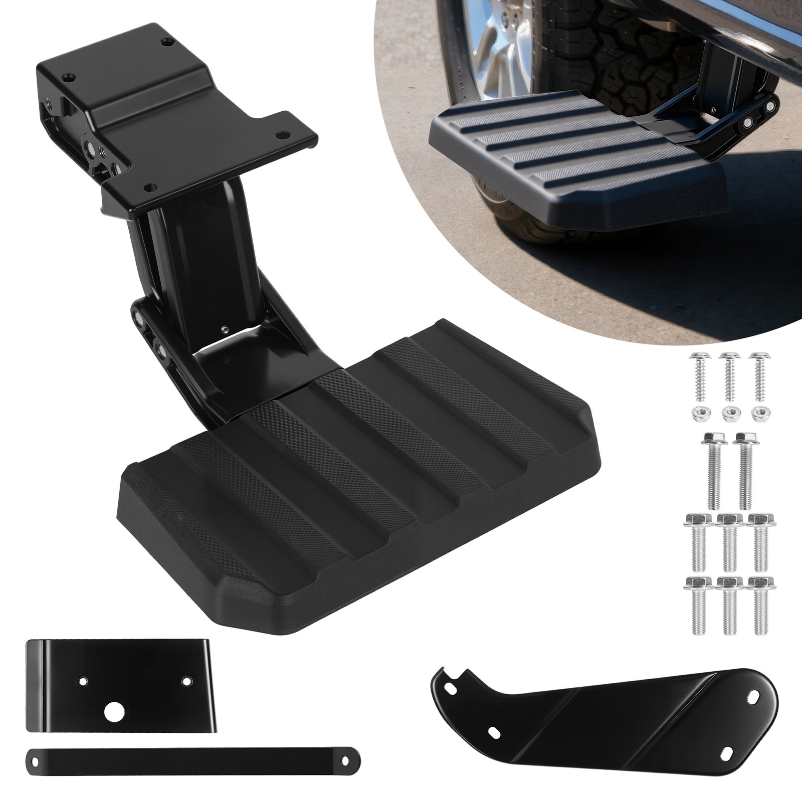 VPC3Z-17A958-D Retractable Truck Side Step Left Driver Side Folding Step NEW