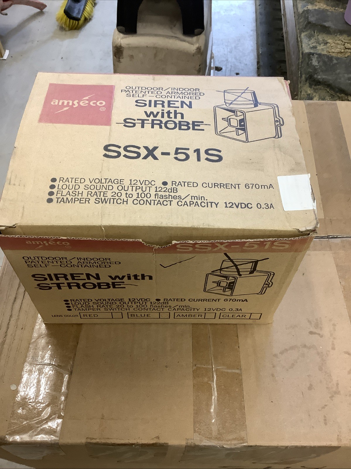 Amseco Armored Self-Contained Siren SSX-51S