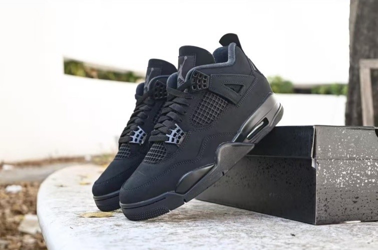 2025 Black Cat Air Jordan 4 Retri Mid Top Size 7-12