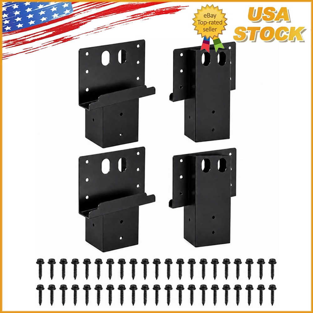 Outdoor 4x4 Compound Angle Brackets for Deer Stand Hunting Blinds Shooting Shack