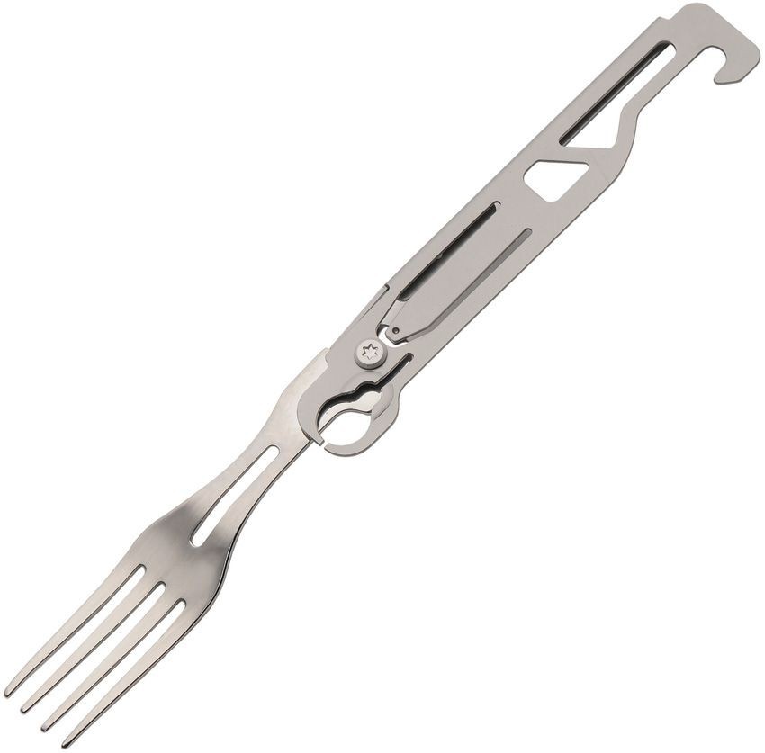 Multi Function Camp Tool Integrated Separable Earing Utensils With Belt Sheath