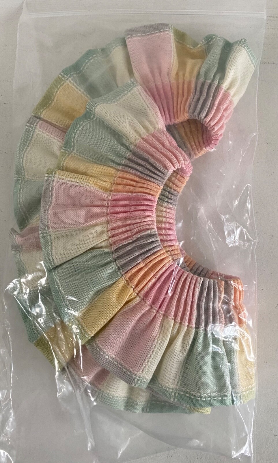 Longaberger Garter Pastel Plaid Medium
