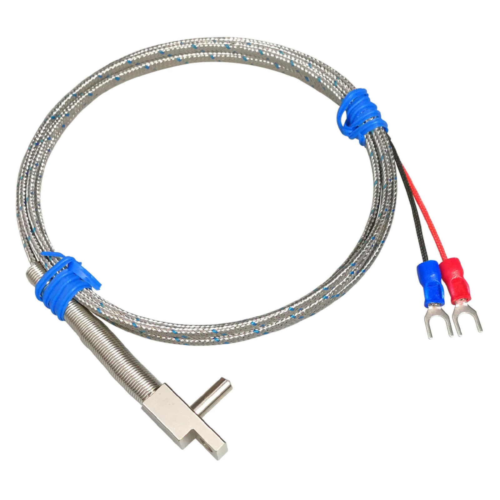 Right Angle K type Thermocouple Probe 0-600°C Industrial Sensor for Mold Hot
