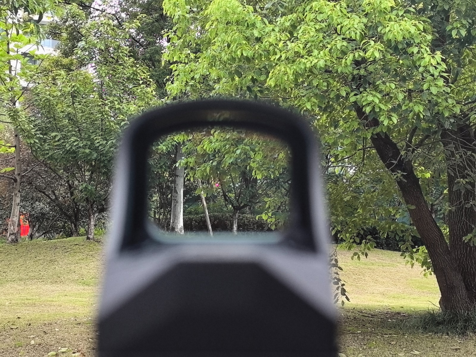 510C Open 2 MOA Dot/64 MOA Circle Red Dot Reflex Sight Multi-Reticle Solar Power