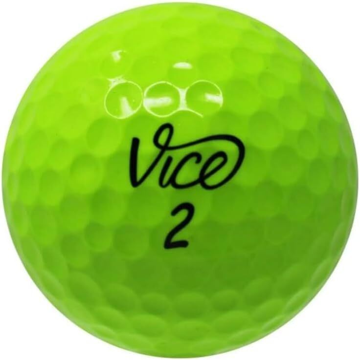 12 Vice Neon Green Mix Near Mint Quality Used Golf Balls AAAA