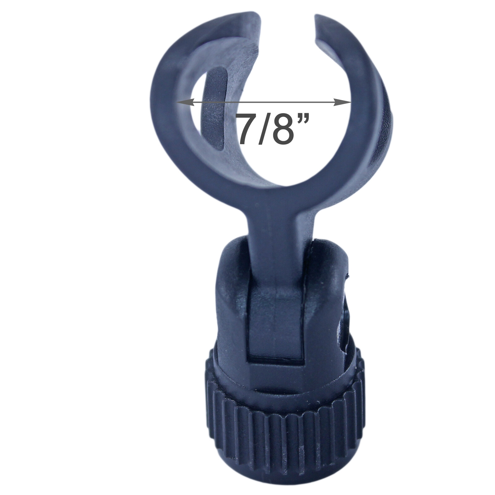Small size condenser plastic mic microphone stand clip holder NEW