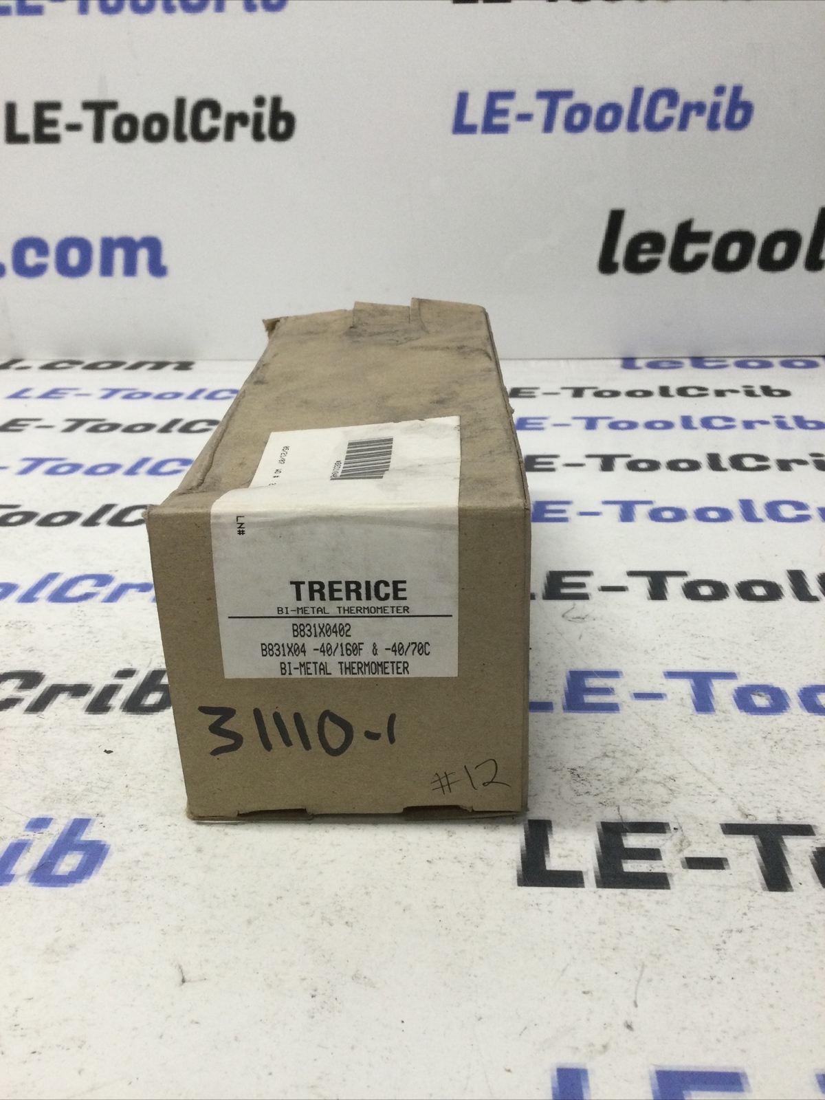 Trerice Bimetal Thermometer 3" Dial 1/2 NPT -40 160 Fahrenheit B831X0402 K-219