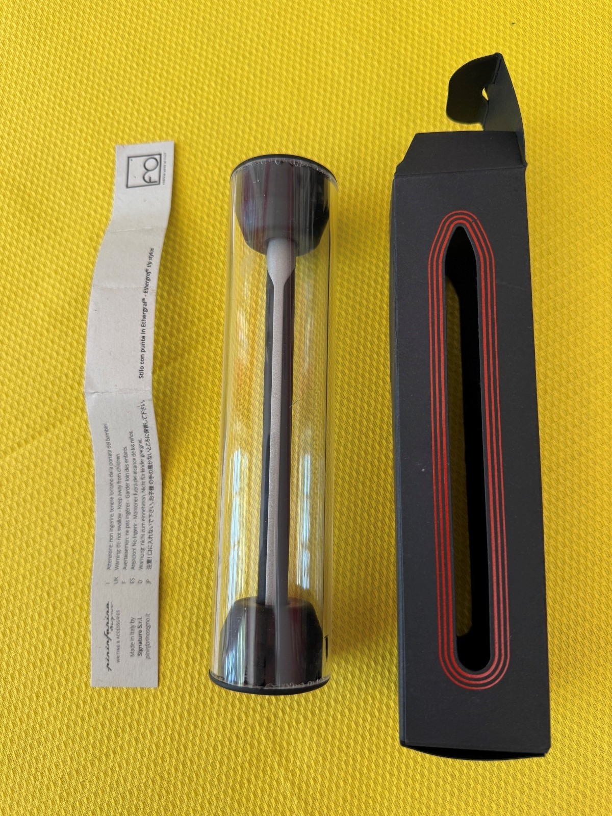 Pirinfarina Stylus-apparently never used except to test