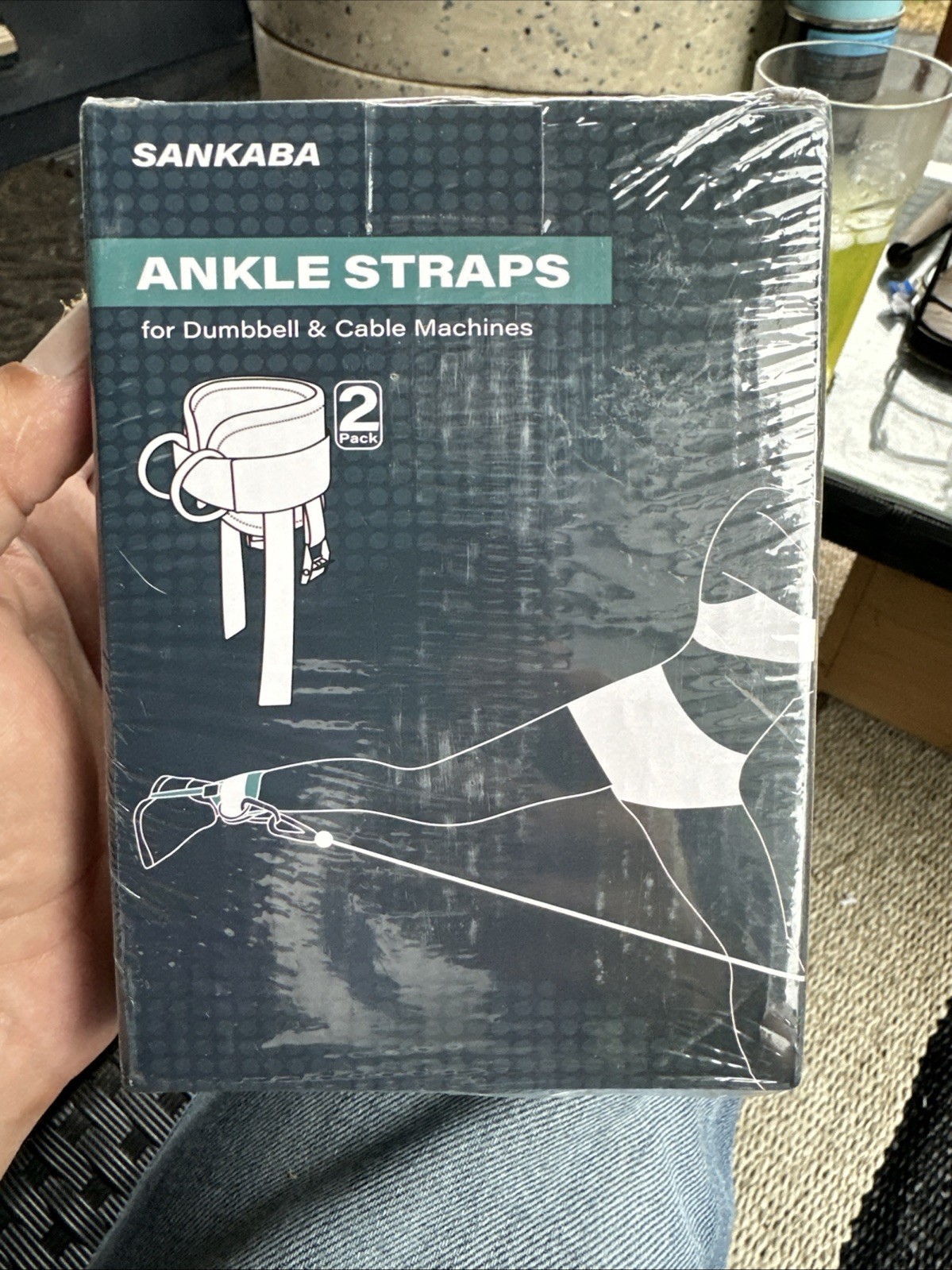 Ankle Strap For Cable Machine, Padded Ankle Straps For Cable Machine Kickbacks,