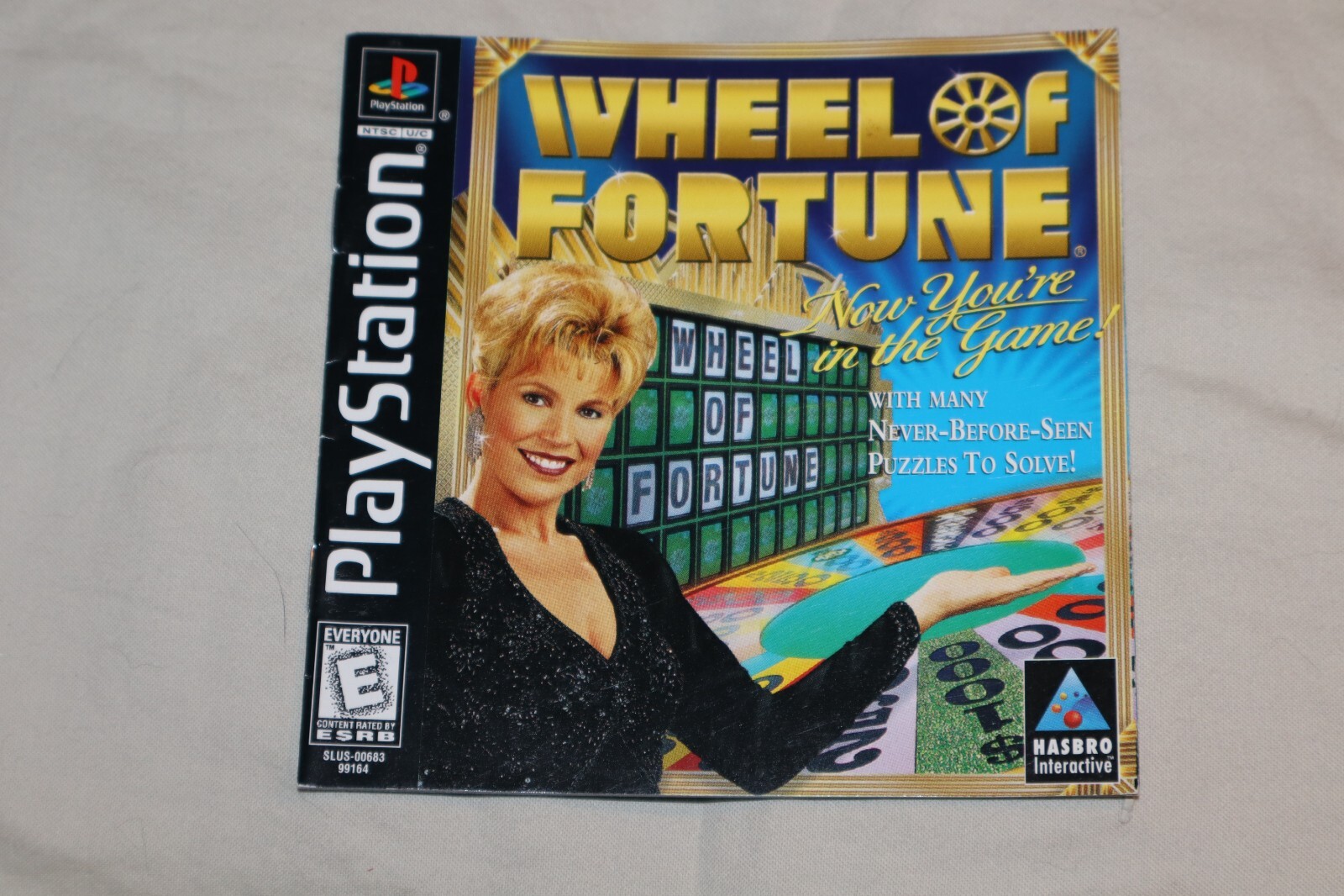 Sony Playstation 1 PS1 Wheel of Fortune Manual ONLY