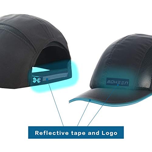 Safety Bump Cap, Baseball Hat Style with Reflective 02# Black Long Brim