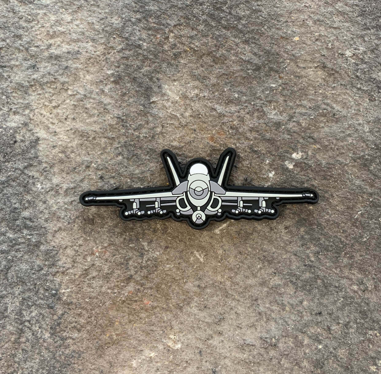 F/A 18 Hornet (Front view) PVC Patch