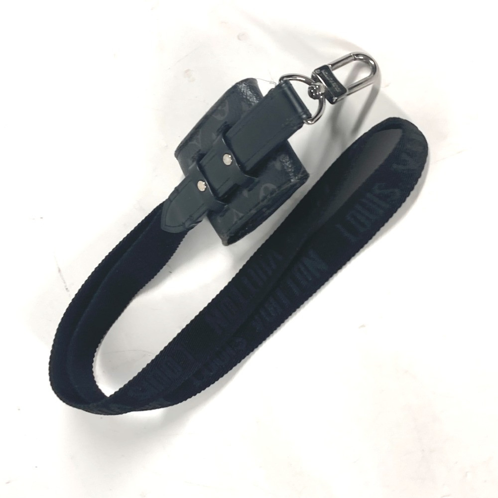 LOUIS VUITTON M80220 MonogramEclipse Lanyard Airpods Earphone Case With Strap