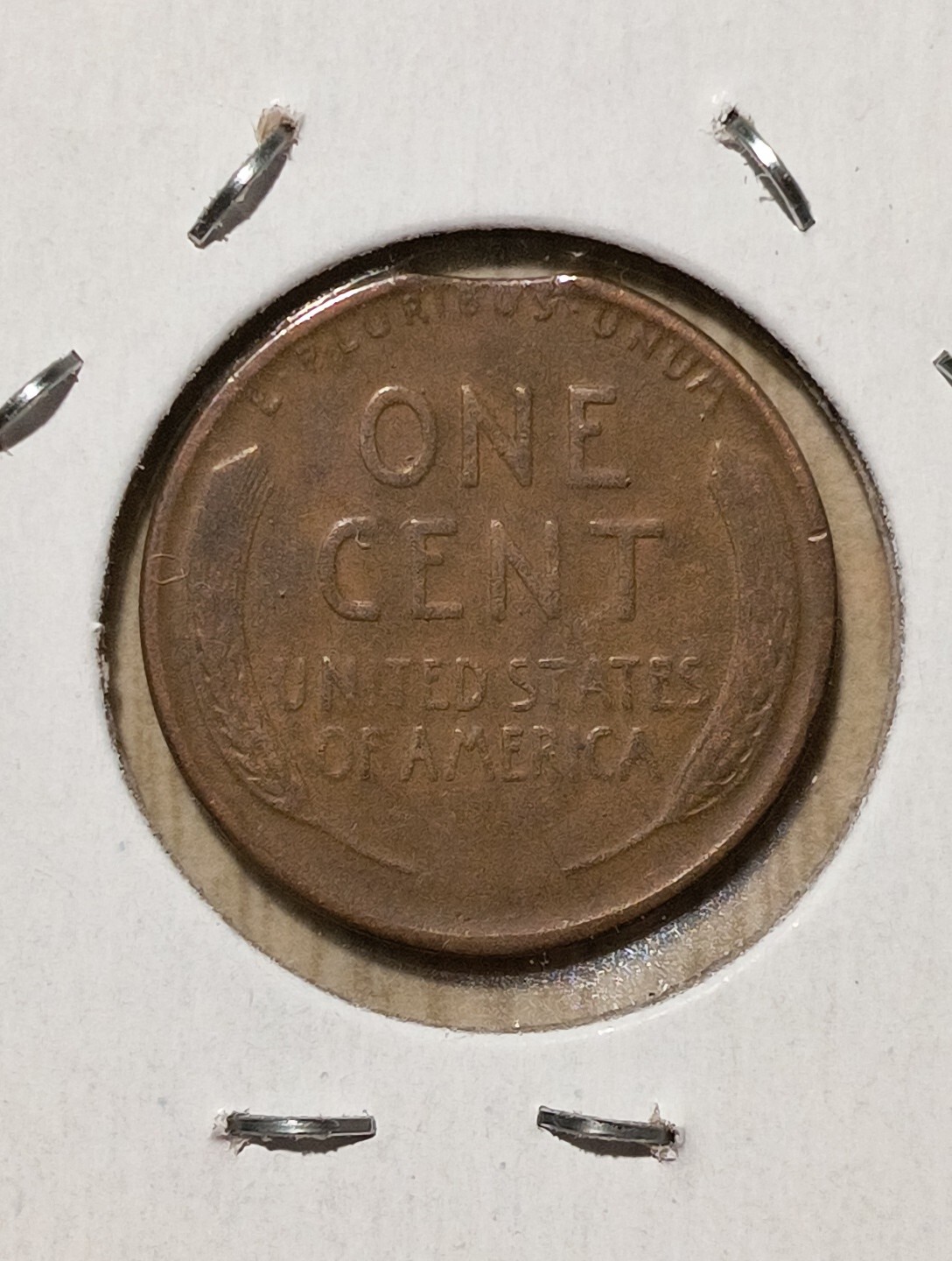 1940-P Lincoln Wheat Cent -Very Nice Clipped Planchet Mint Error!