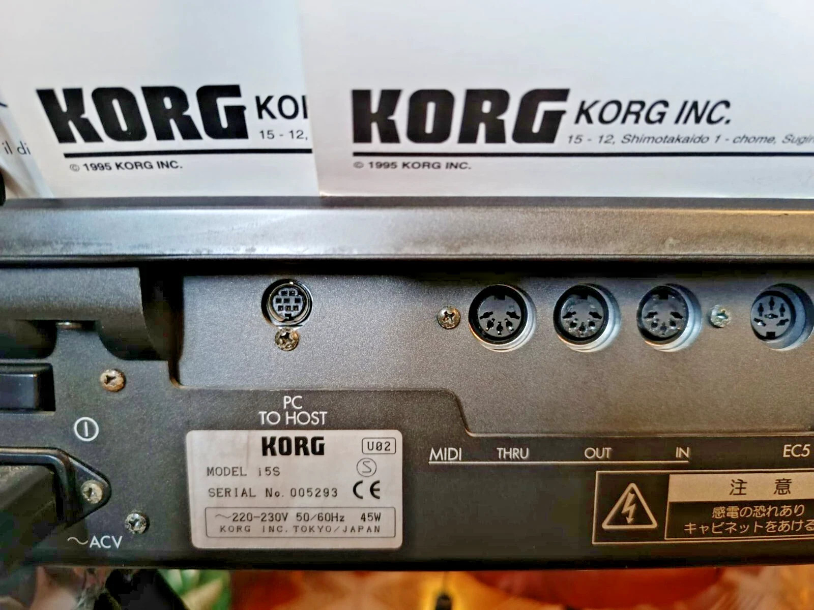 Vintage Korg i5S Arranger Workstation • Working Perfectly • Hard Case