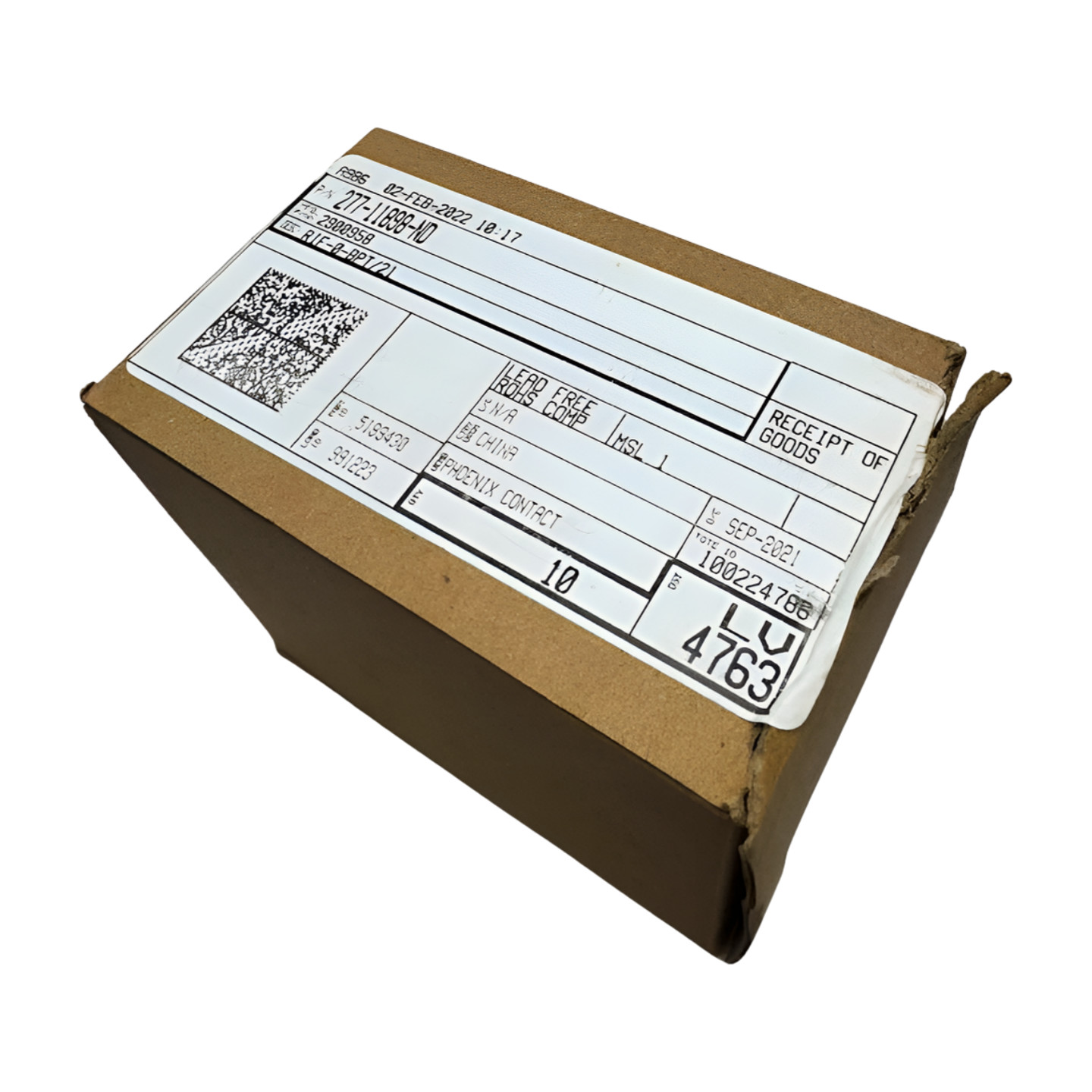 (Box of 10) Phoenix RIF-0-BPT/21 Relay Base, 6A, 250V, 24-16AWG *Free Shipping*