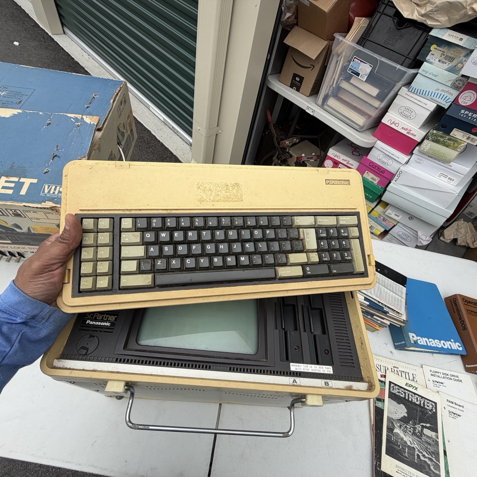 * WORKING 1982 Panasonic Sr. Partner RL-H7000W Portable IBM-PC Compatible System