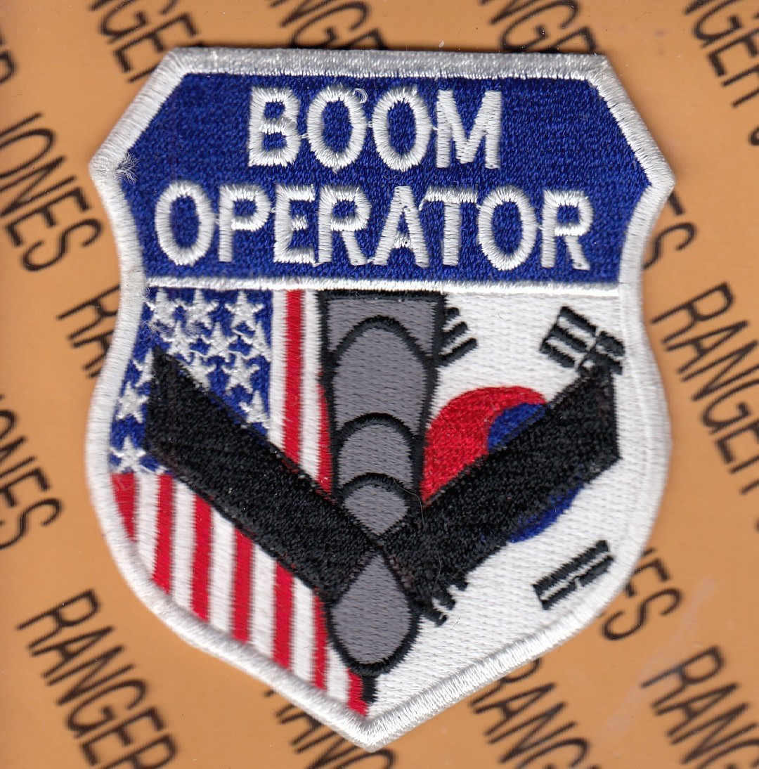 USAF Air Force BOOM OPERATOR Air Refueling Sq AREFS ~3.5" patch c/e