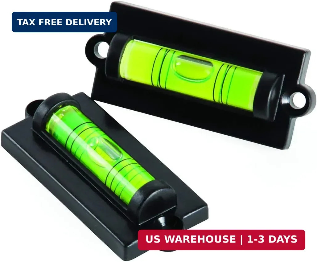 Camco Camper/RV Level - Features Front to Back/Side to Side RV Leveling - Easy I
