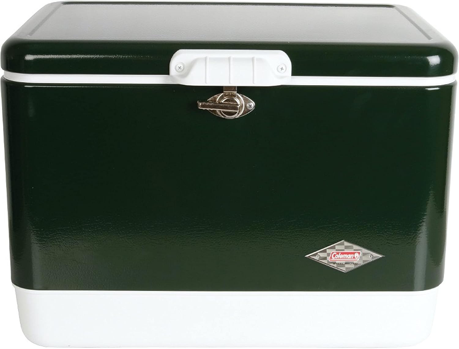 Cooler | Steel-Belted Cooler Keeps Ice up to 4 Days | 54-Quart Cooler for Campin