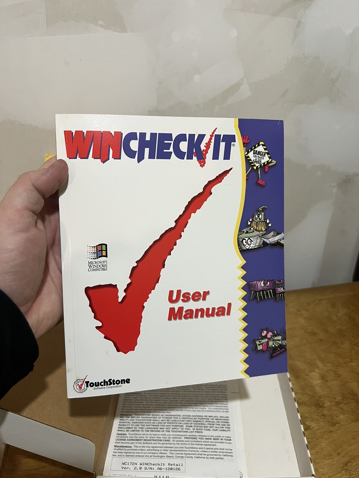 WIN CHECK IT SOFTWARE 3.5” Floppy Disks Big Box Windows 3.1 Complete