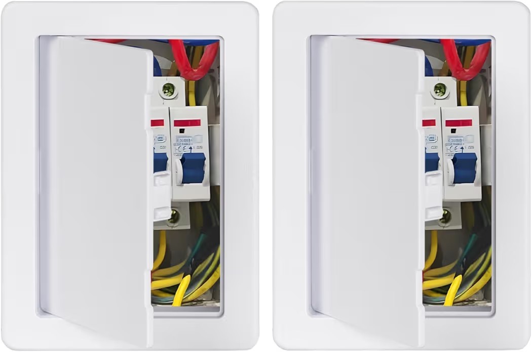 Access Plumbing Panel for Drywall Ceiling, 4x6 in 2 PC Plastic Access Door, Wall