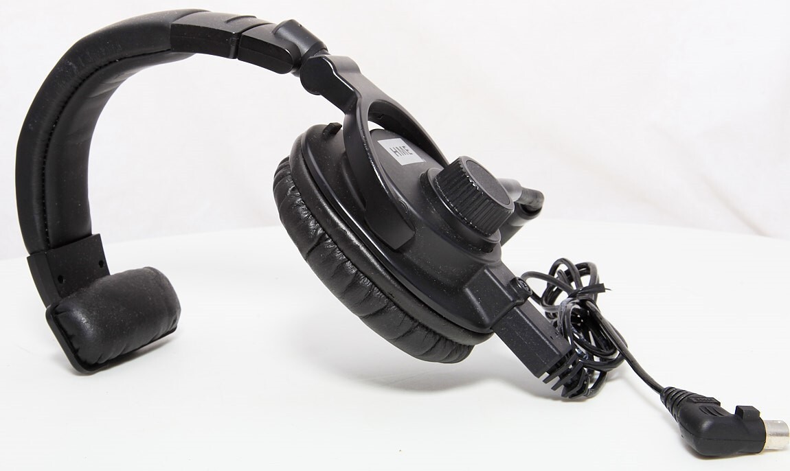 HME ClearCom HS25 Single Muff Intercom Headset With Dynamic Mic & Mini Din Plug