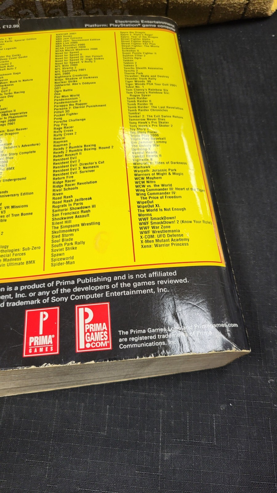 PSX GAMER'S GUIDE PS1 PLAYSTATION PRIMA'S VIDEO GAME STRATEGY CODE GUIDE
