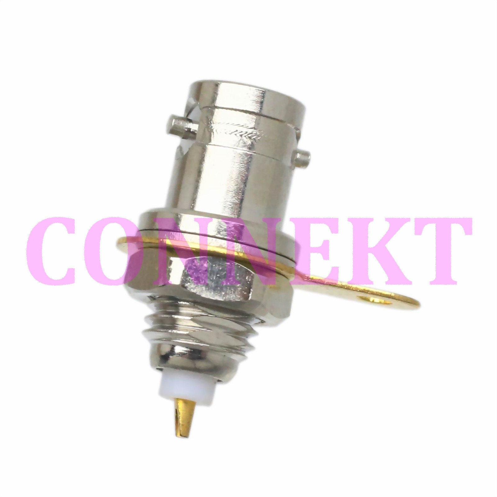 1pce mini BNC Q6 female nut bulkhead handle deck clip RF connector