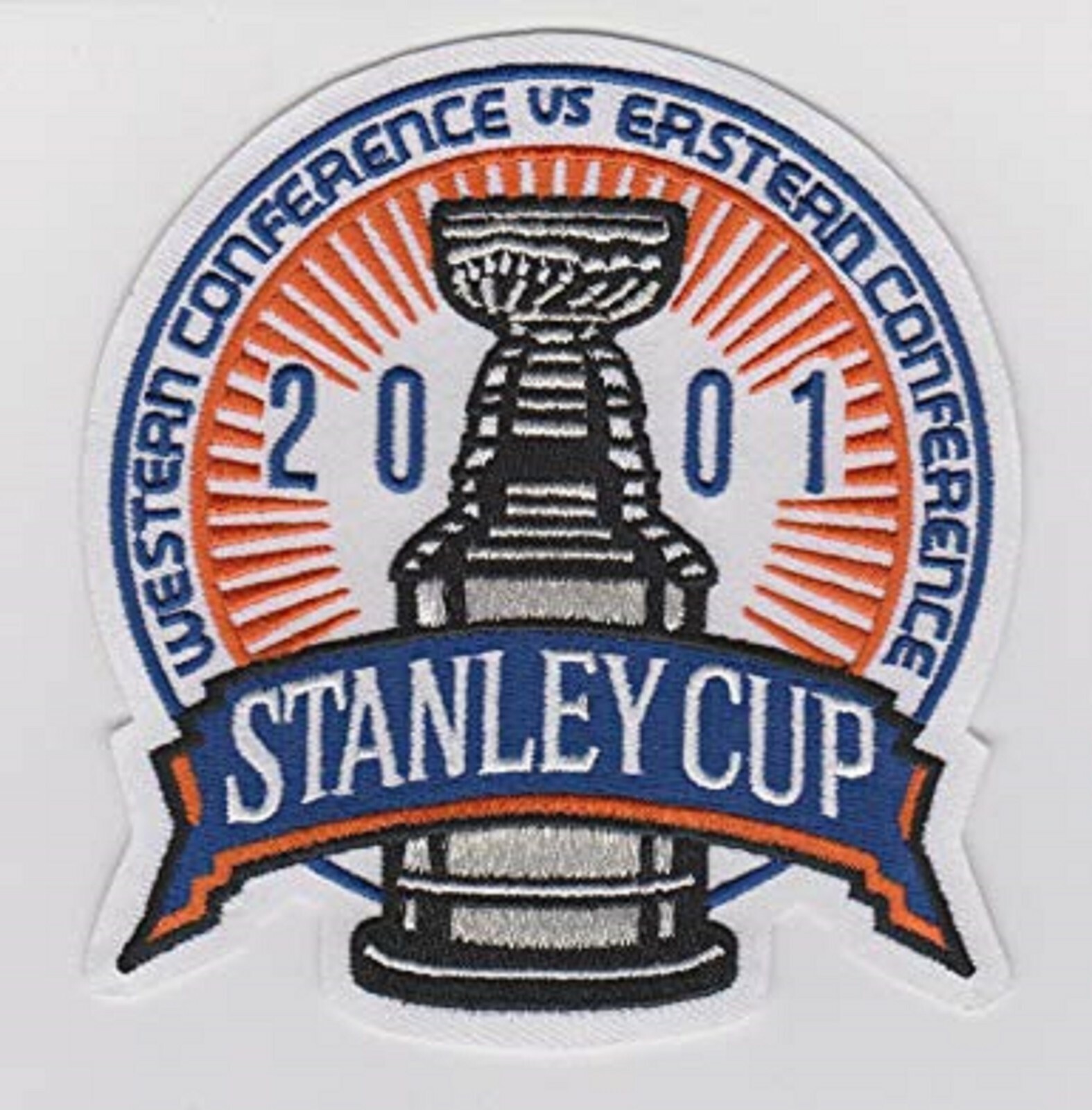 NHL 2001 Stanley Cup Championship Patch Colorado Avalanche