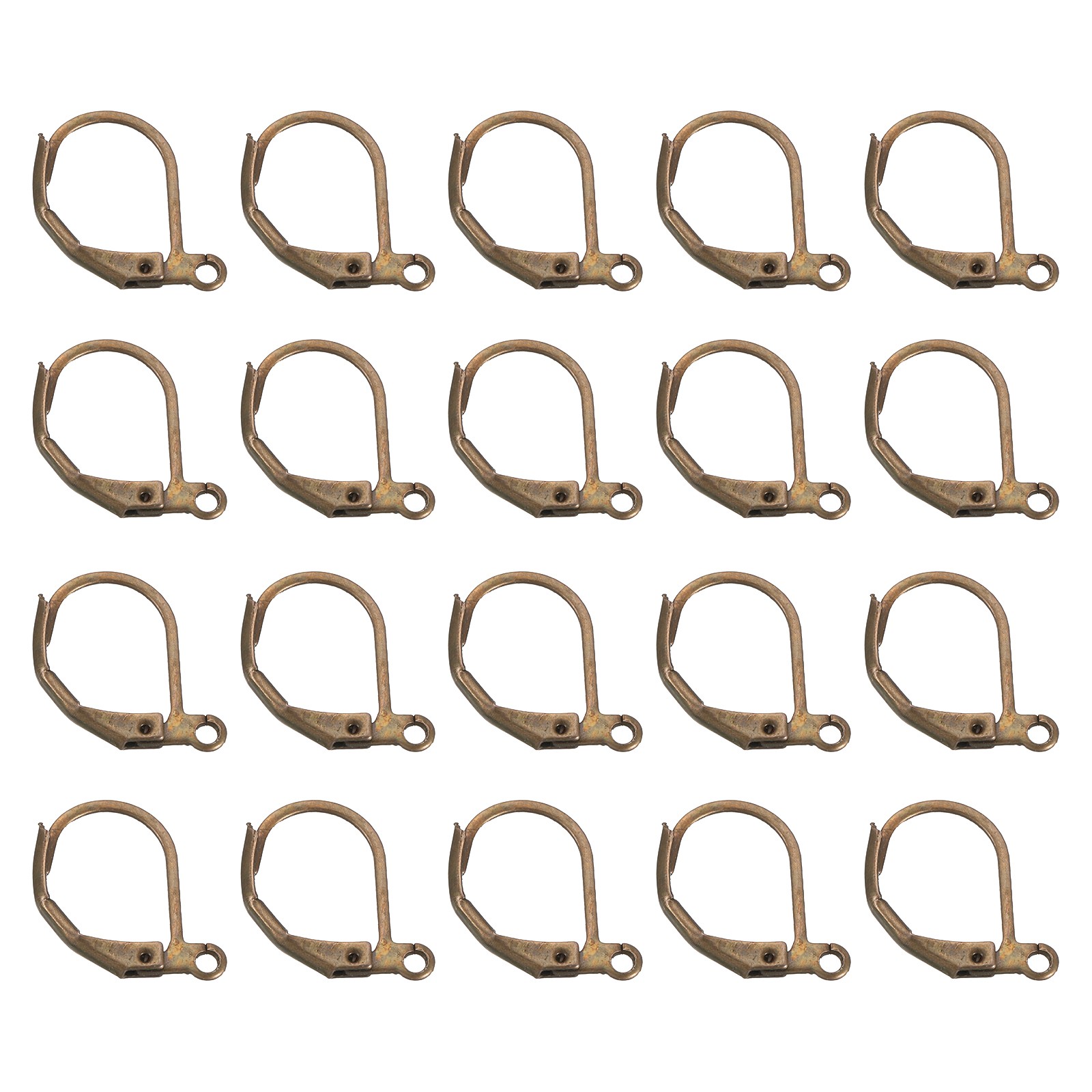 100Pcs LeverBack Earring Hooks French Ear Wire Earring Hook, Bronze