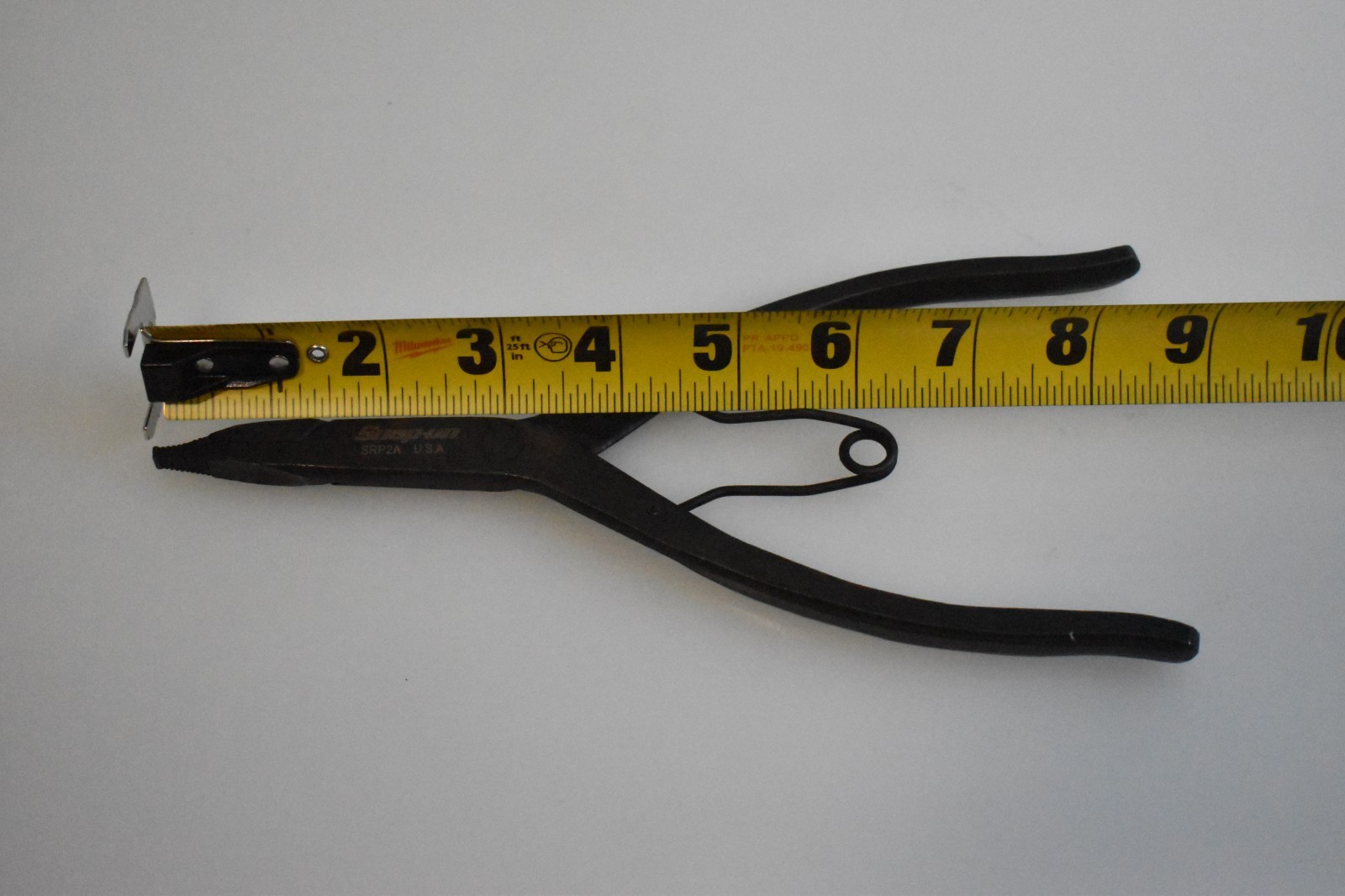 Snap-on Tools SRP2A USA 9" Length Transmission Snap Ring Pliers