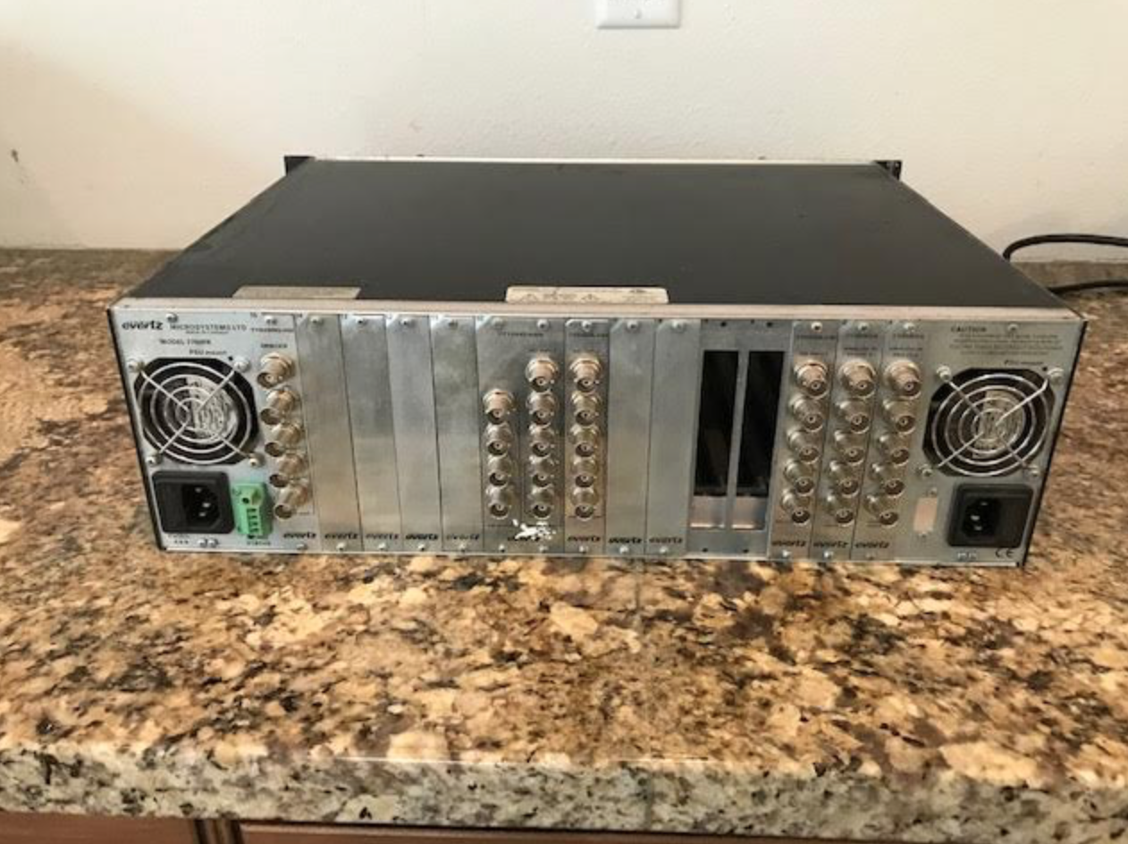 Evertz 7700FR-C Multiframe *NO CARDS*