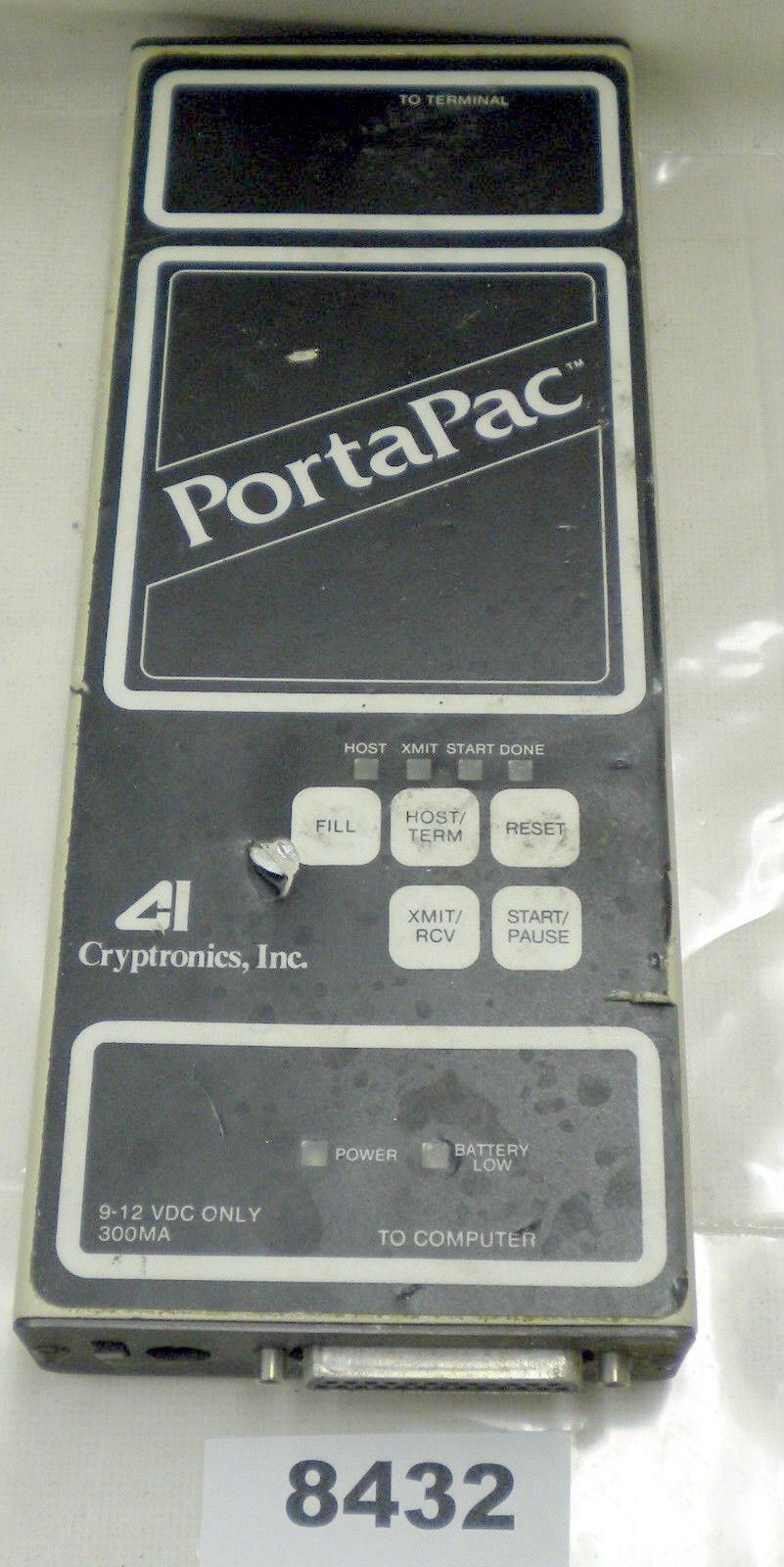 Cryptronics Portapac II P4064 Dipswitch