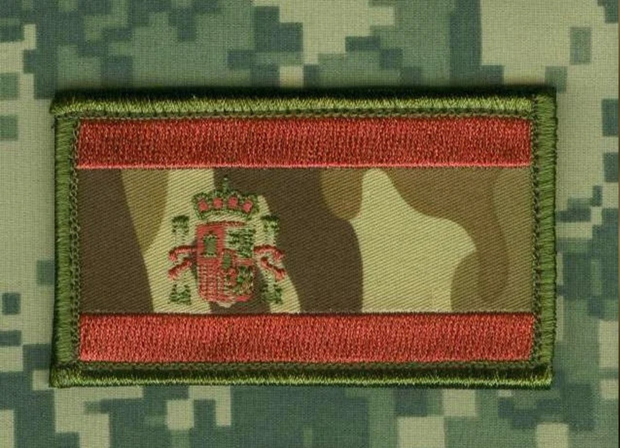 NATO ISAF JOINT SP OPS TASK FORCE JSOTF-A AFGHANISTAN velkrö camo FLAG: SPAIN