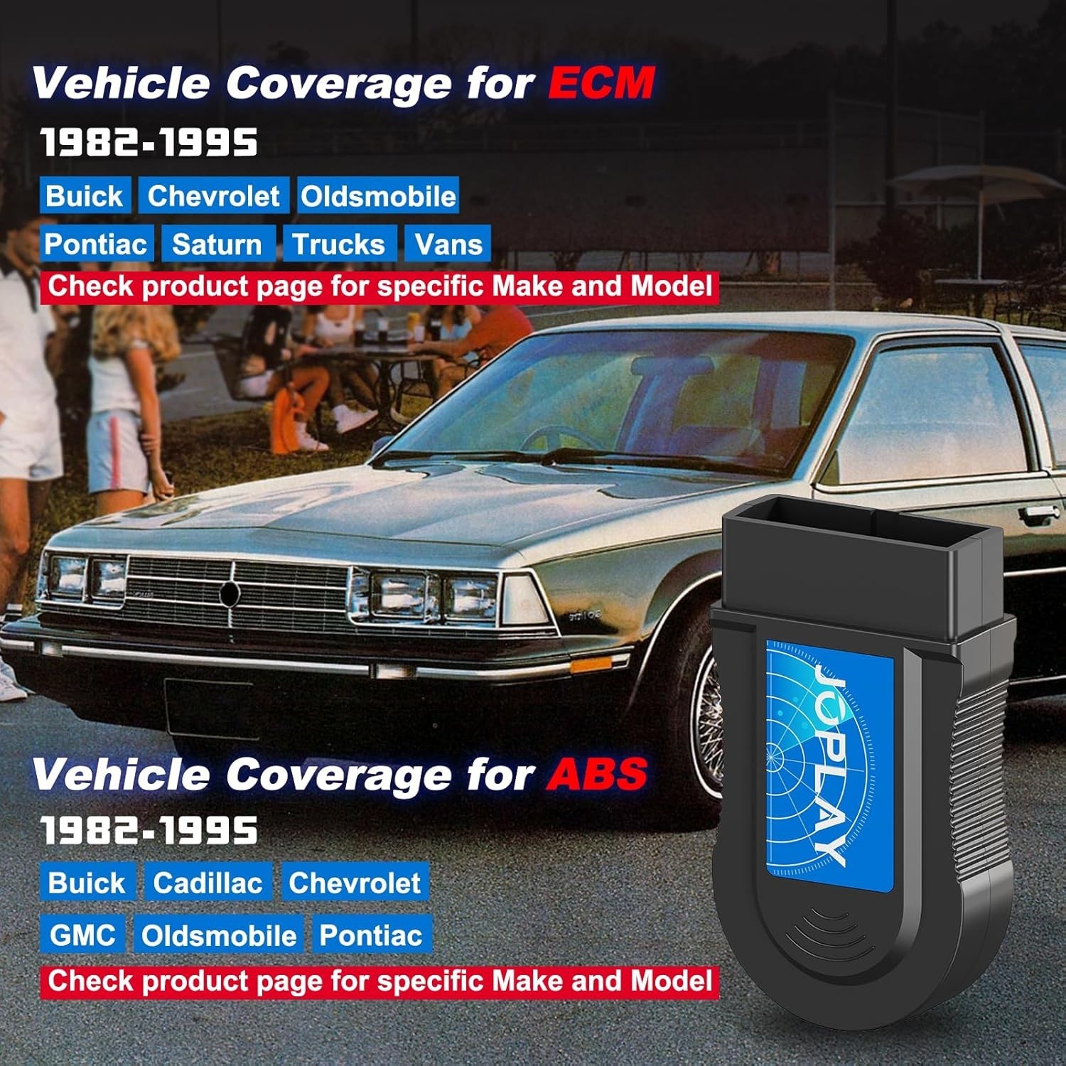 GM OBD1 Scanner Code Reader 1982-1995 ECM ABS Diagnostic Tool JOPLAY