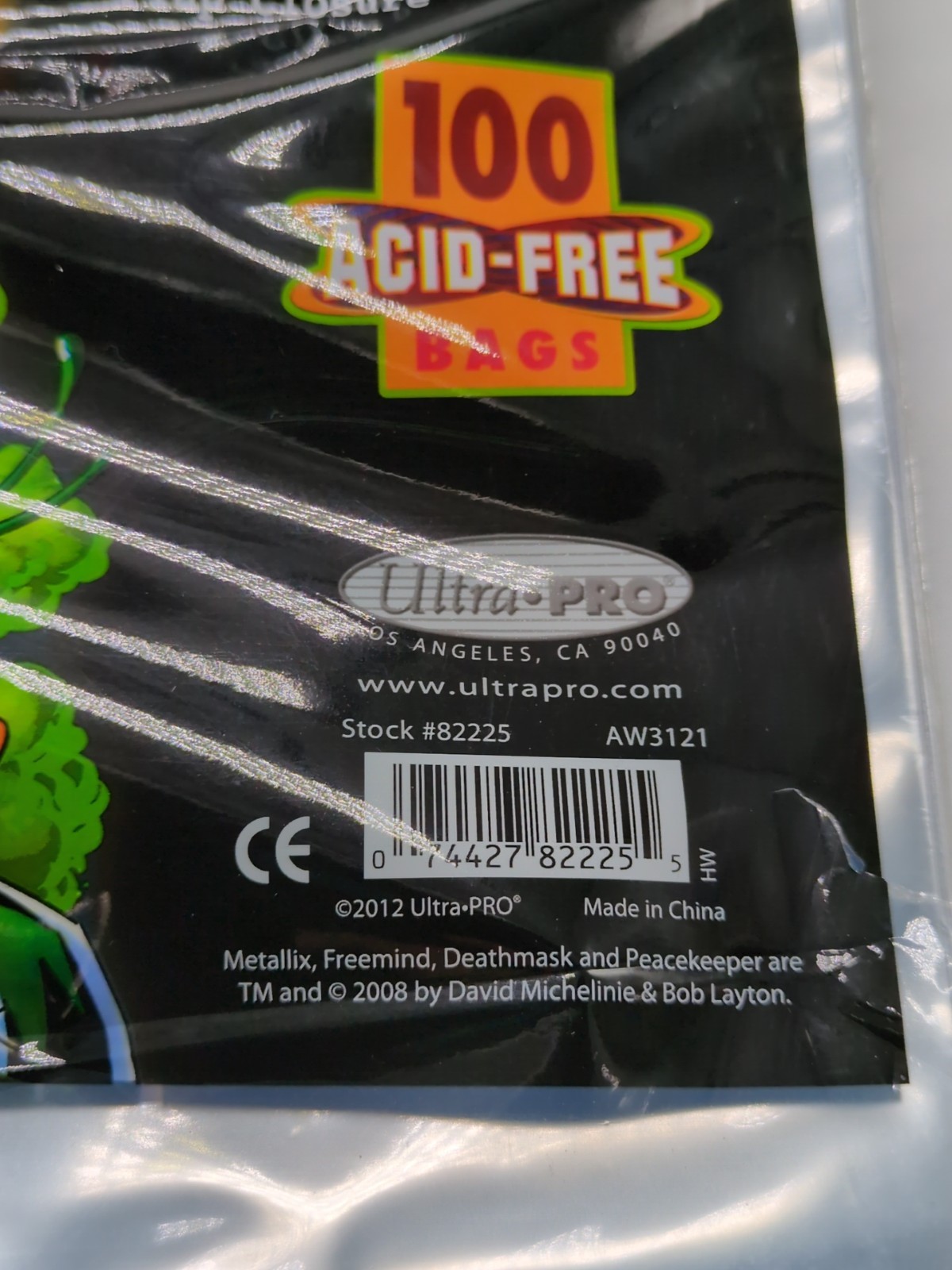 Ultra Pro Resealable Comic Size Comic Bags #82225