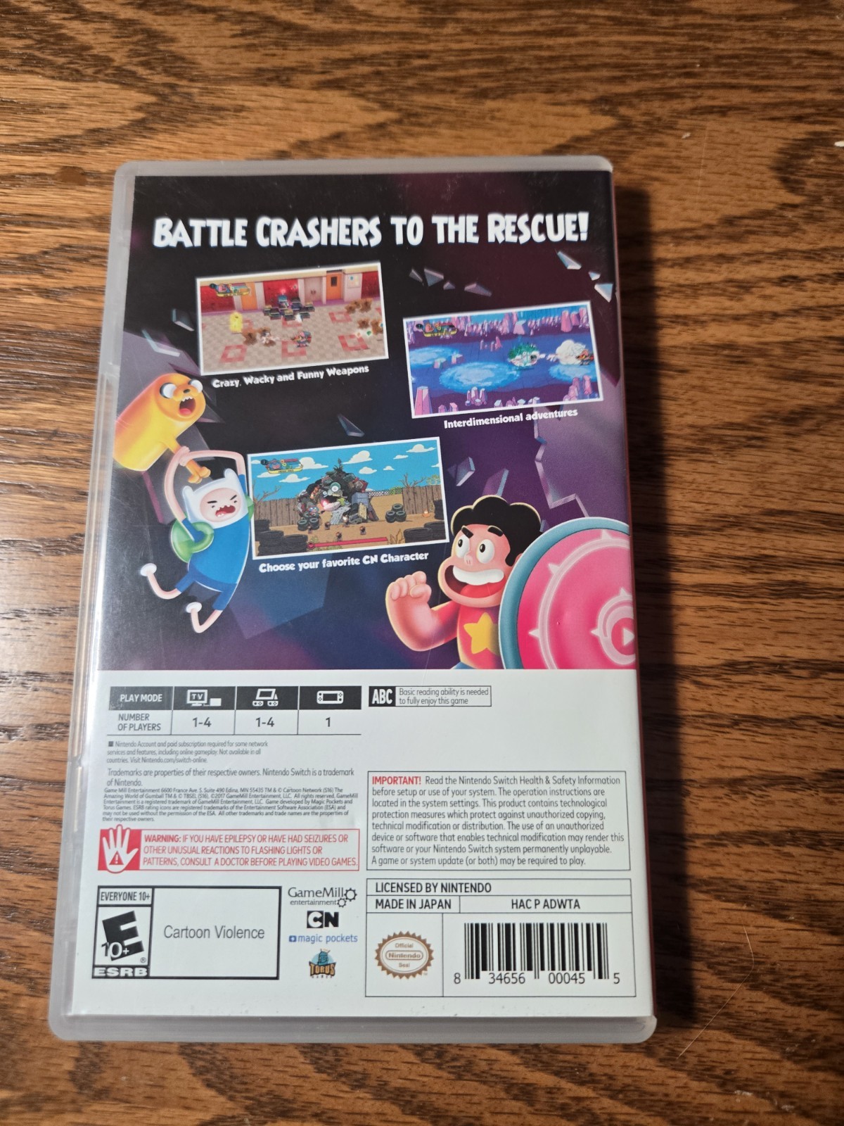 Cartoon Network Battle Crashers (Nintendo Switch) CASE ONLY