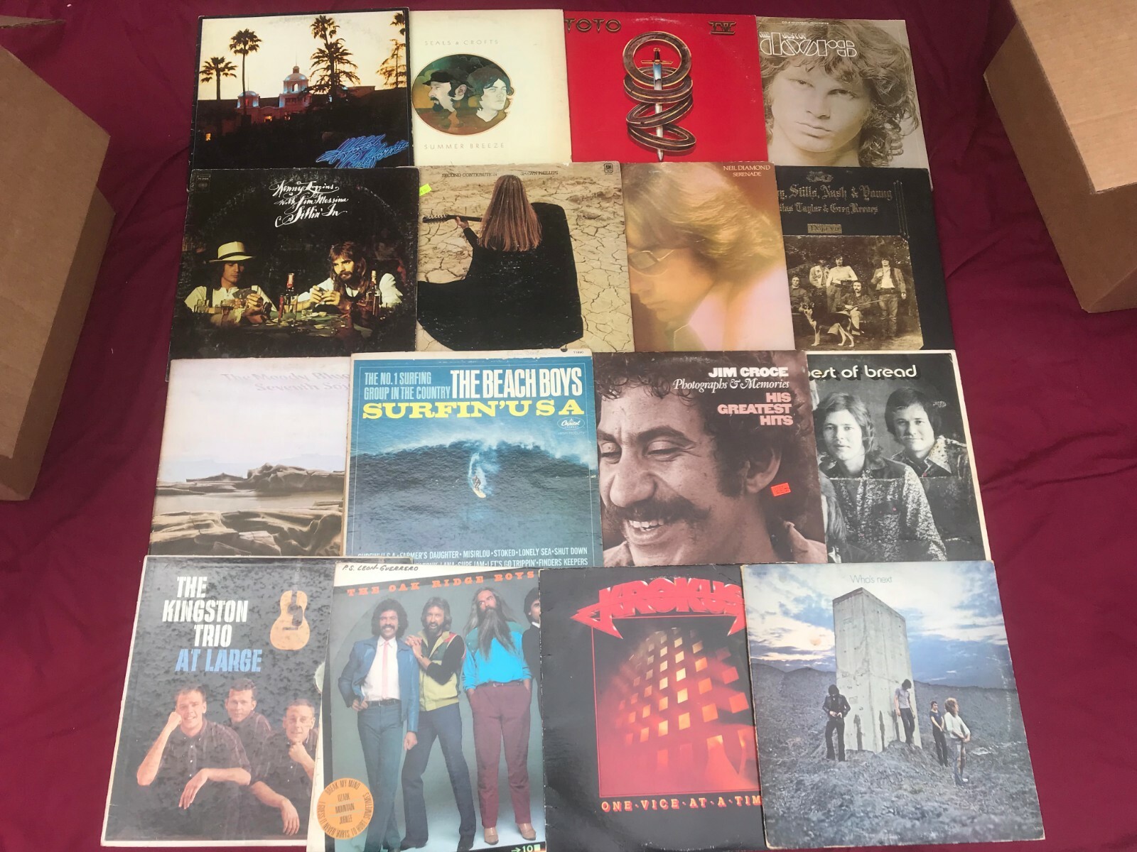 7 Record Mix VG Record LOT 50-80s ROCK SOUL JAZZ COUNTRY lp Albums Vinyl Music