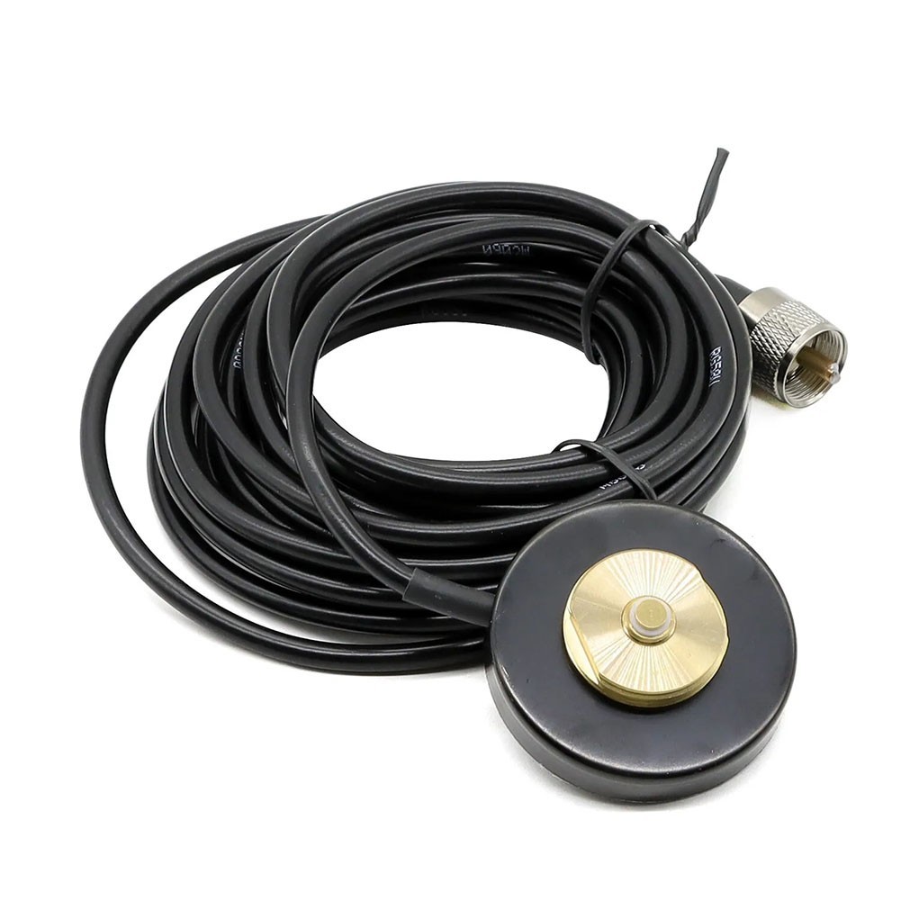 Reliable NMO Antenna Mount Base with Strong Magnet PL259 Connector 5M Cable