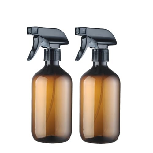 Spray Bottles– 16.9oz/500ml Refillable & Durable Fine Mist Plastic Sprayers