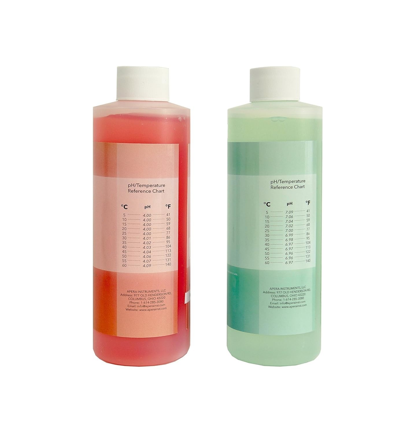 pH Calibration Buffer Solution Kit for pH/ORP Electrodes, 4.00 & 7.00 pH, 4 o...