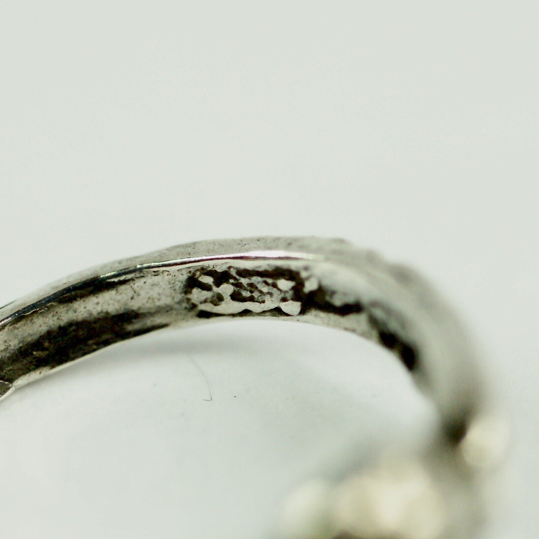 sterling silver soccer ball ring or toe ring size 2.5 adjustable