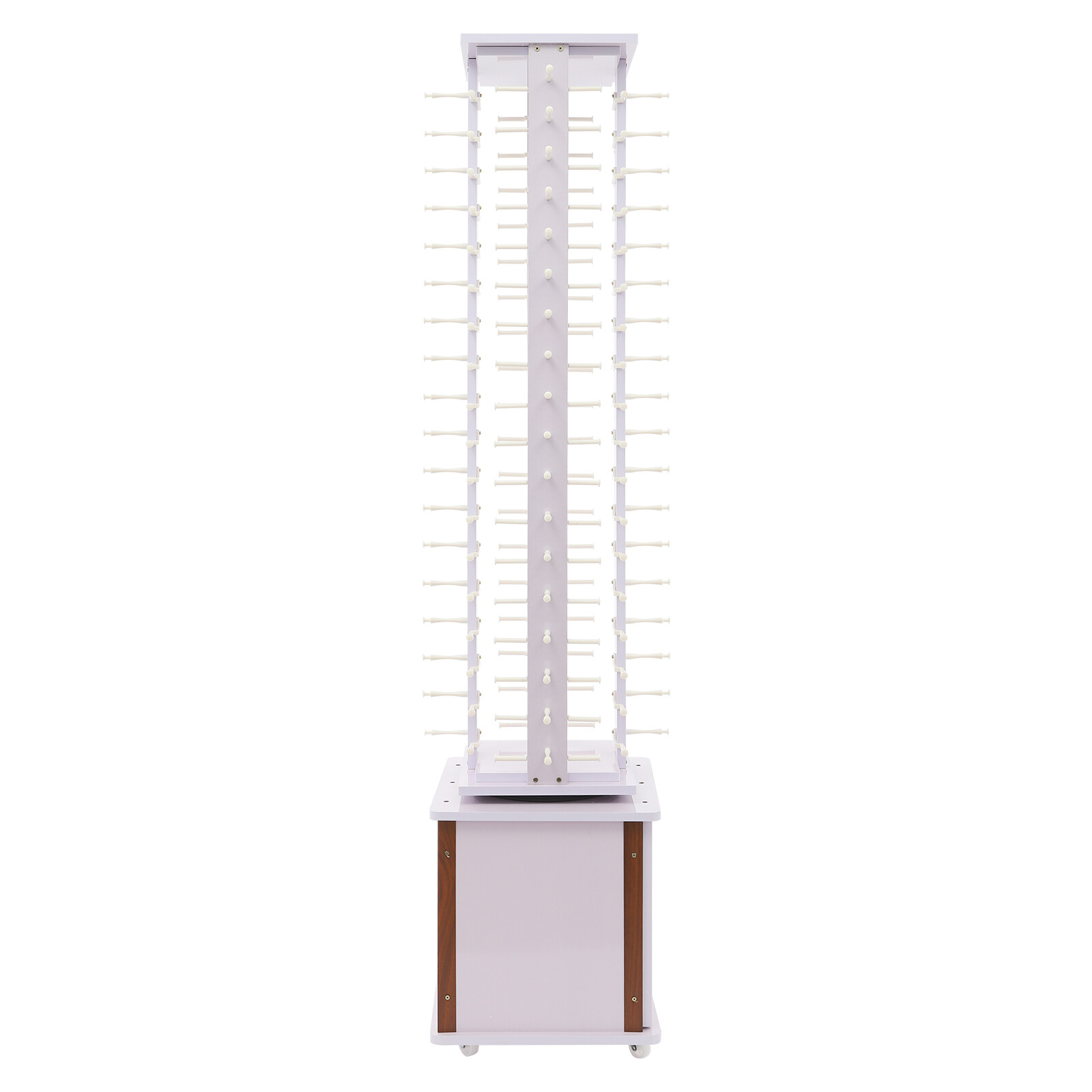 72-Pair Eyeglass Display Rack Floor-standing Rotating Glasses Storage Stand