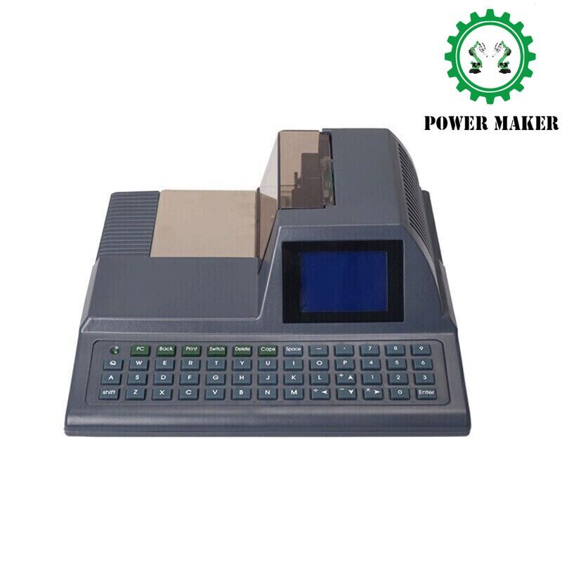 110V Keyboard Check Printer English Electronic Bank Counter Check Printer New