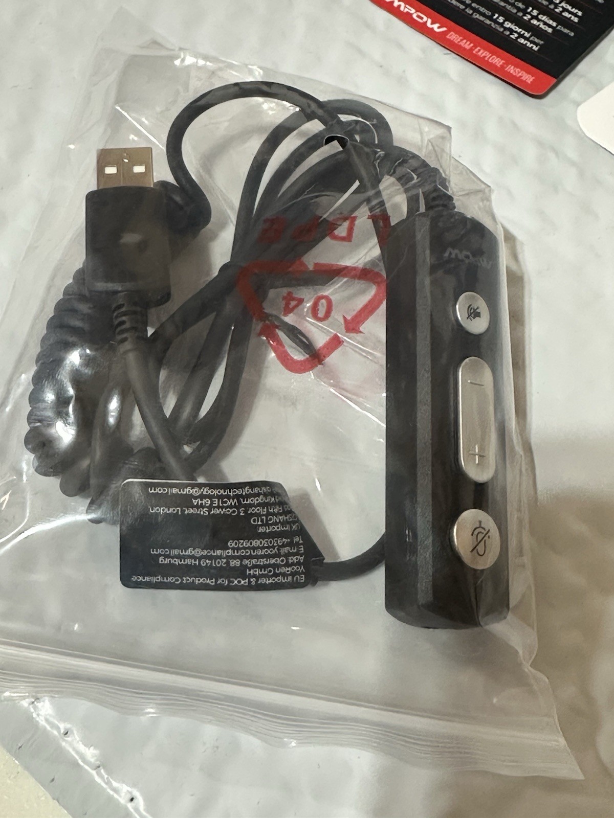 MPOW BH328A Wired Computer Headset with Noise Canceling - New In Box!