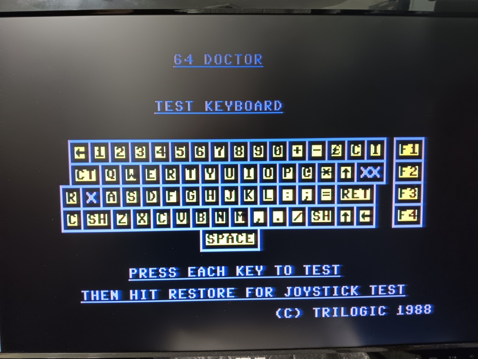 RECAPPED, CLEANED, TESTED, WORKING NTSC Commodore 64.