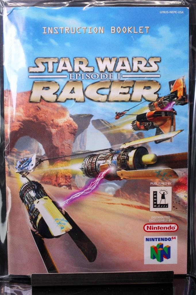 NO GAME- Star Wars Episode I  Nintendo 64 N64 Instruction Manual Booklet Only
